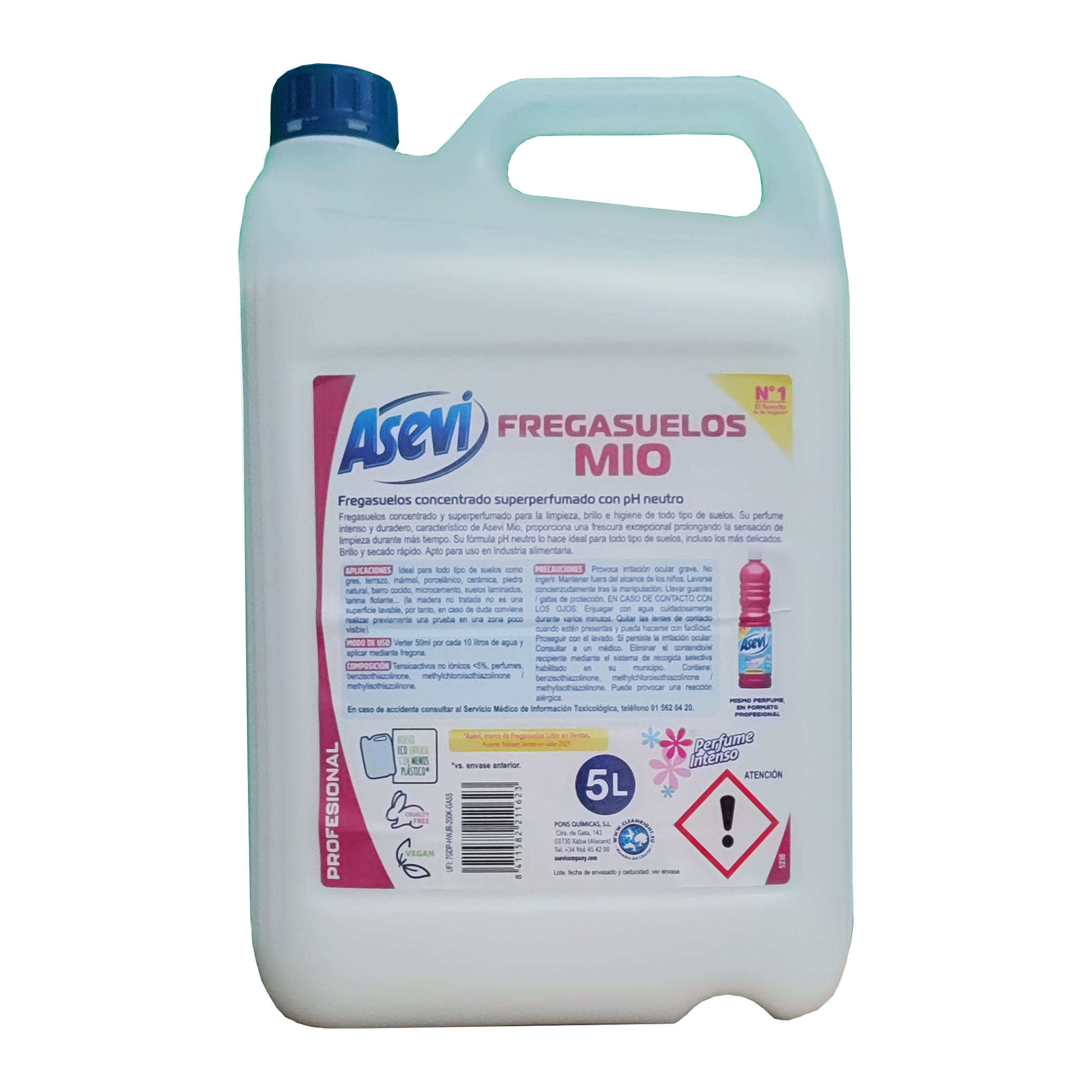 Friegasuelos Asevi 5l - Aire Limpio